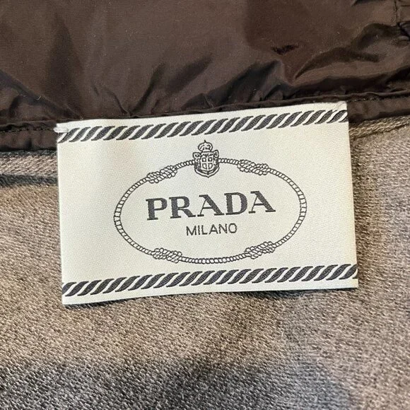 PRADA GRAY HOOD TRACK JACKET S - Picture 15 of 16